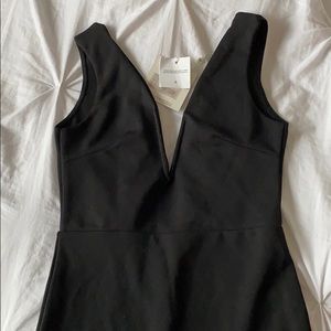 Missguided black formal dress